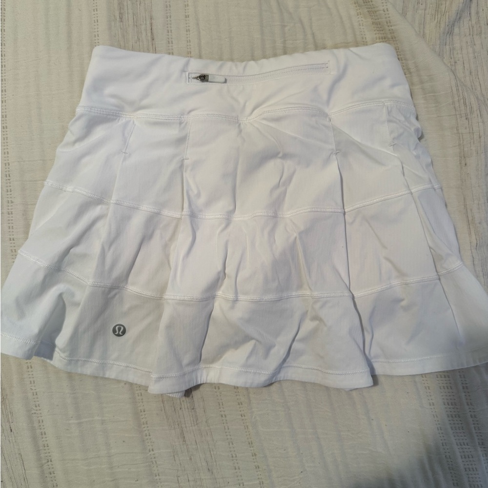 lululemon athletica Crisp White Mini Skirt